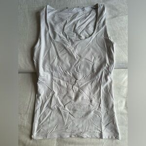 Zara White Sleeveless Top